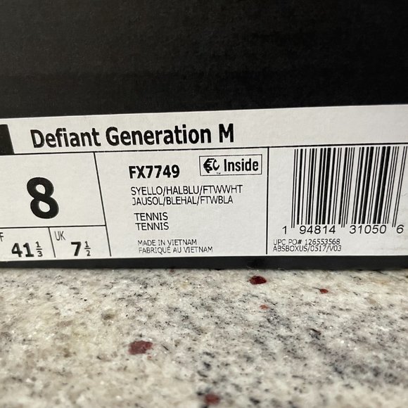 Men's Defiant Generation Tennis Shoes from Adidas - Picture 12 of 15